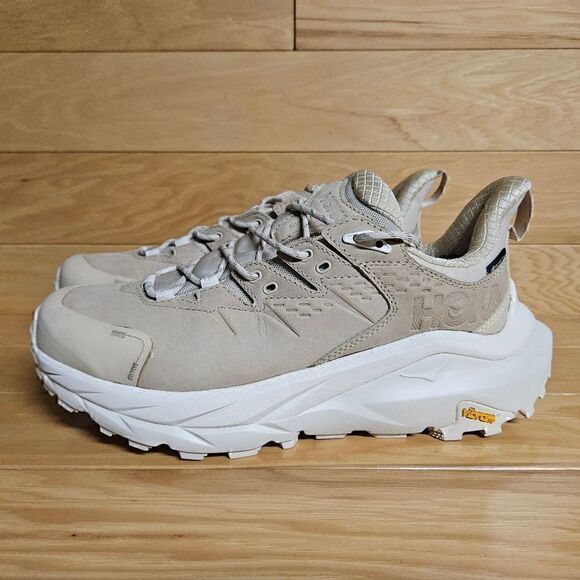 Hoka One One Kaha 2 Low GTX Gore-Tex Shifting Sand Eggnog Mens Shoe - Picture 8 of 12